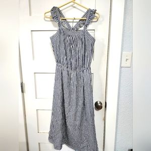 Old Navy Striped Cross-back Dress - size M